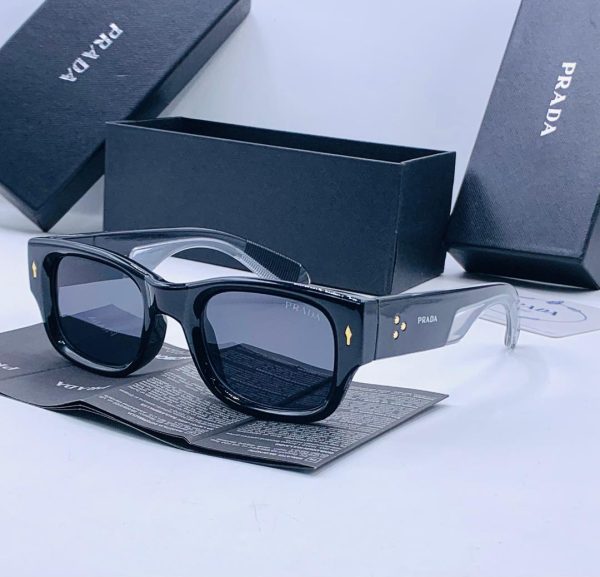 Prada PR1365 Square Frame Acetate Sunglass