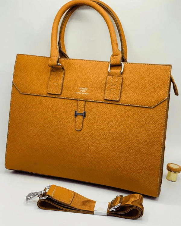 Hermès HM L880 Leather Laptop Bag