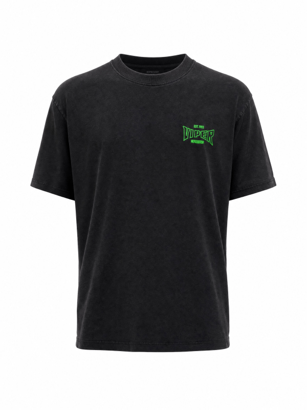 Viper Club Neon Graphic Oversized Tee