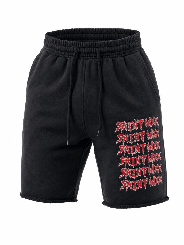 Saint Mxx Horror Logo Sweat Shorts